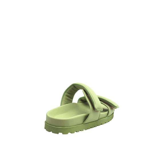 NEW GIA BORGHINI double strap sandal in acid green - Picture 3 of 3